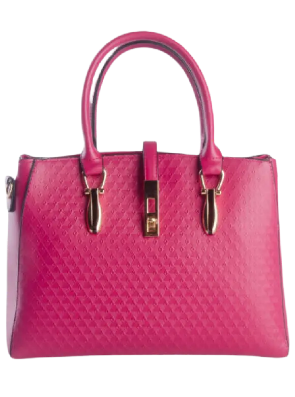 fuchsia-leather-tote